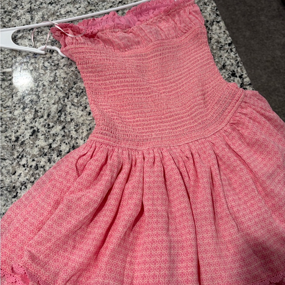Pink Ruffled  Dress - Picture 3 of 3